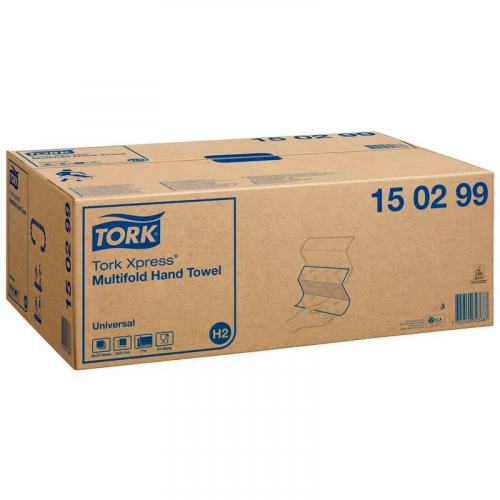 TORK Papierhandtuch 150299 Xpress weiß 23,4 x 21,3cm 2-lagig Interfold (H2)